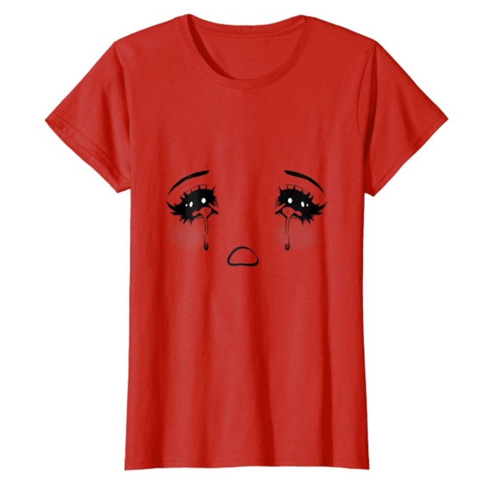 Crying anime eyes tshirt